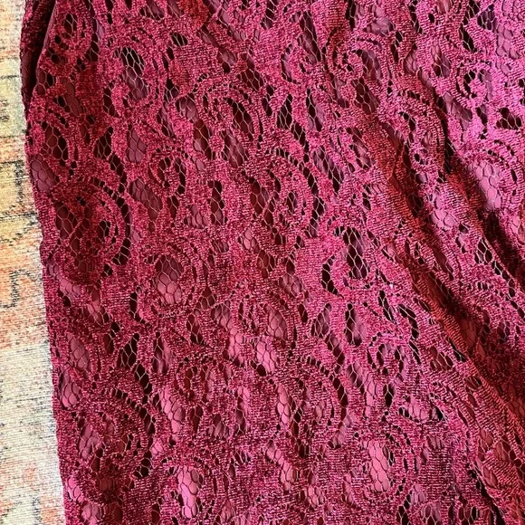 Anthropologie Red Jumpsuit Size 6 - Picture 2 of 2